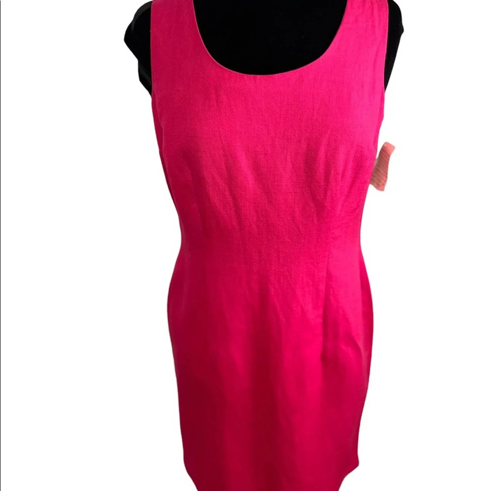 Vintage 90s Magenta Pink Sext Mini Dress Medium 8 Date Night by Petes Sake - Image 3
