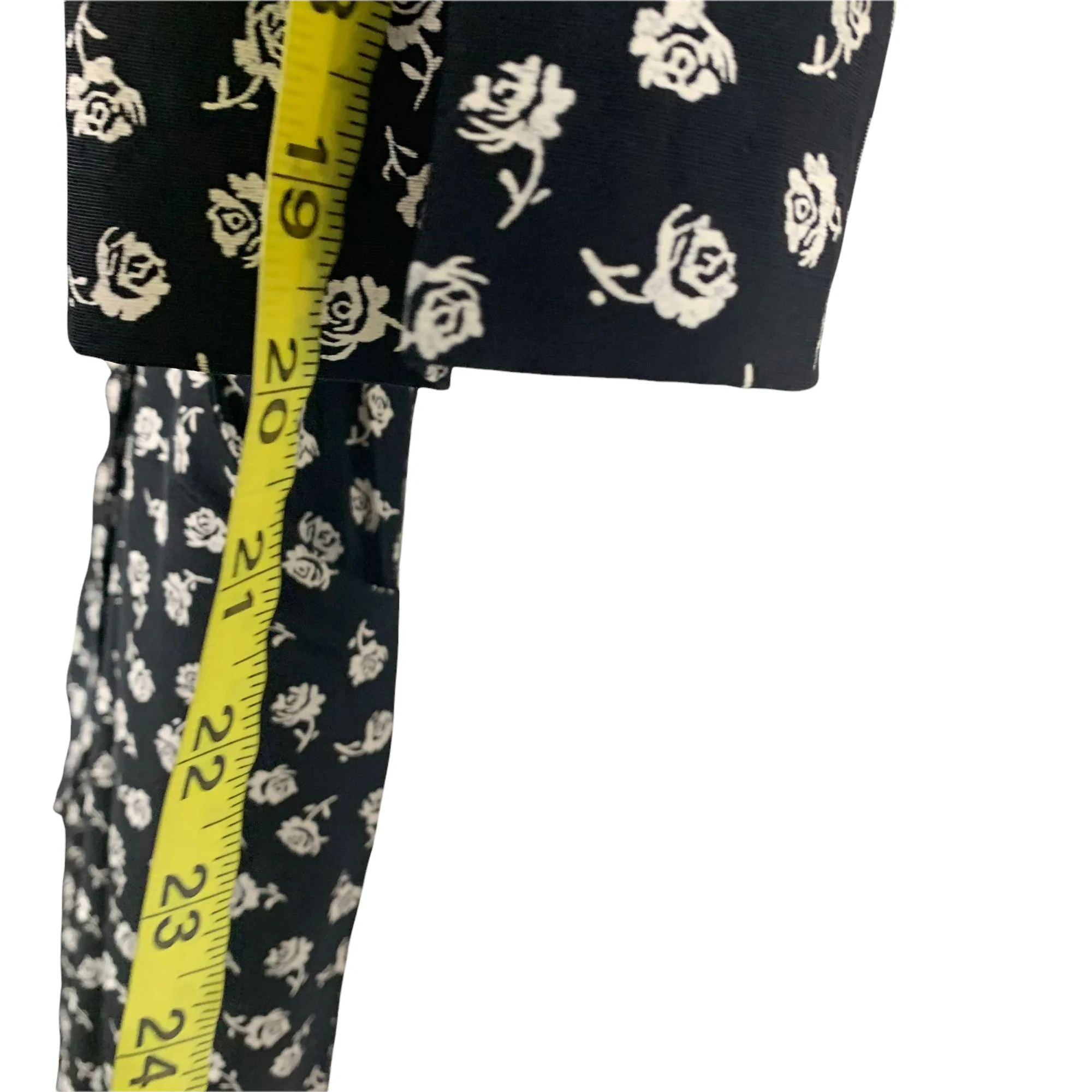 Vintage 90s Micro Floral Long Sleeve Jumpsuit Medium by Michael Blake - Image 15