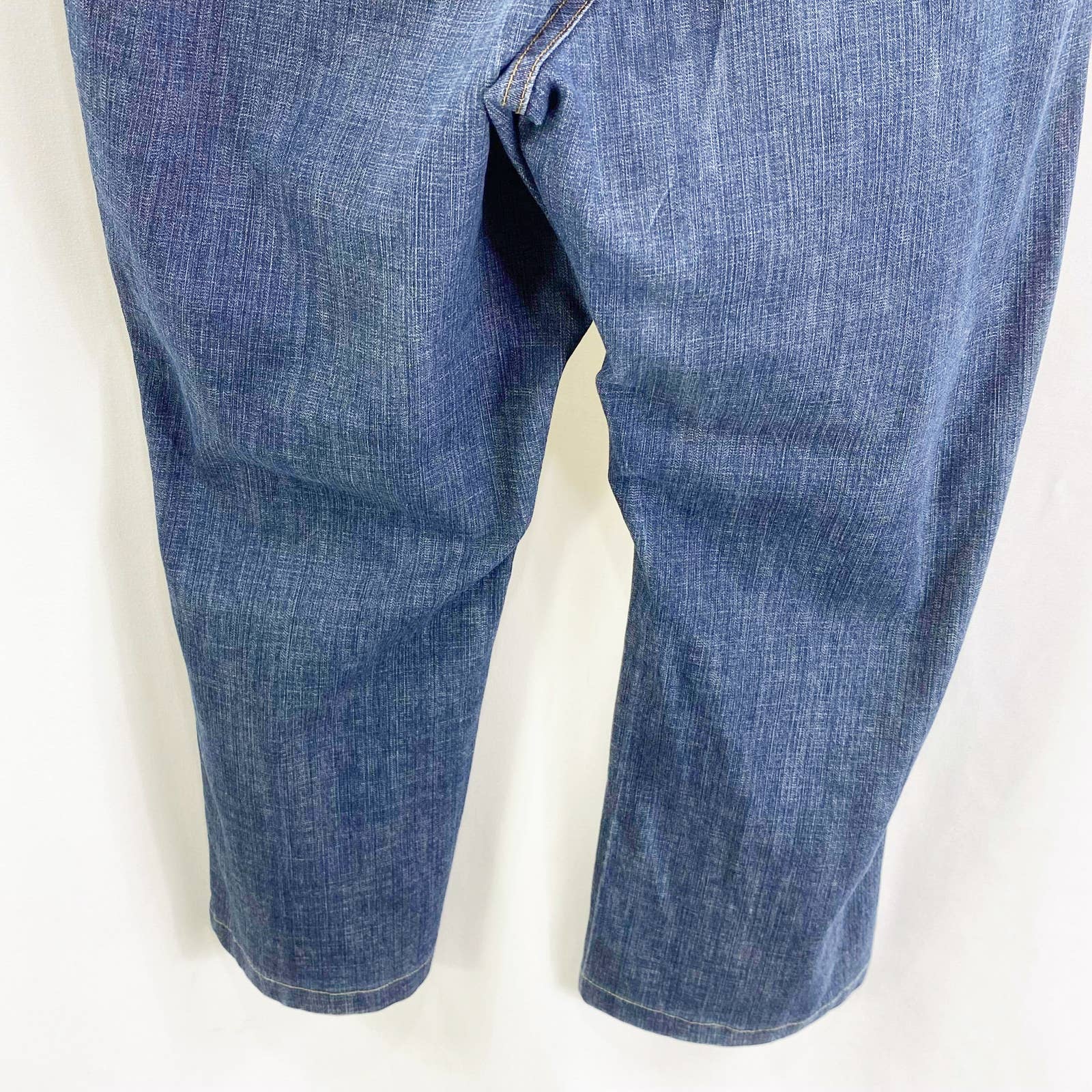 Vintage 90s Midwash Flare Leg Denim Jeans by Bobbie Brooks - Image 7