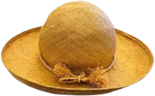 Vintage 90s Natural Straw Hat Womens Handmade Summer Hat by Scala