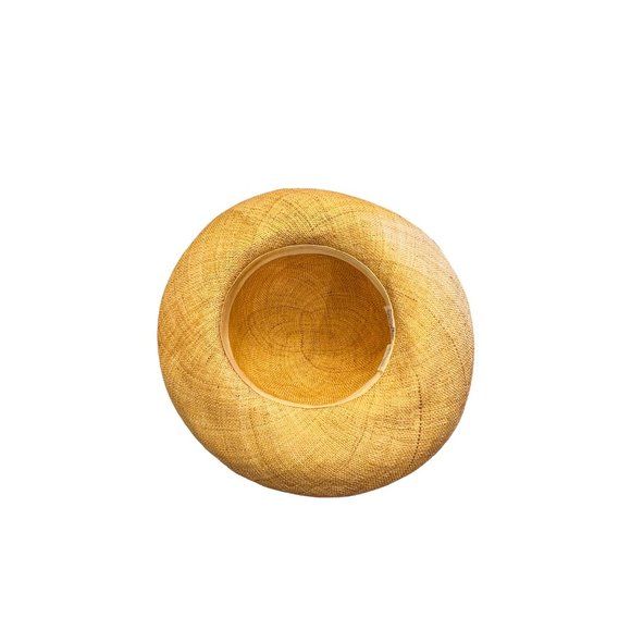 Vintage 90s Natural Straw Hat Womens Handmade Summer Hat by Scala - Image 8