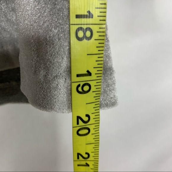 Vintage 90s Necessary Objects Silver Square Neck Velvet Top Large - Image 9