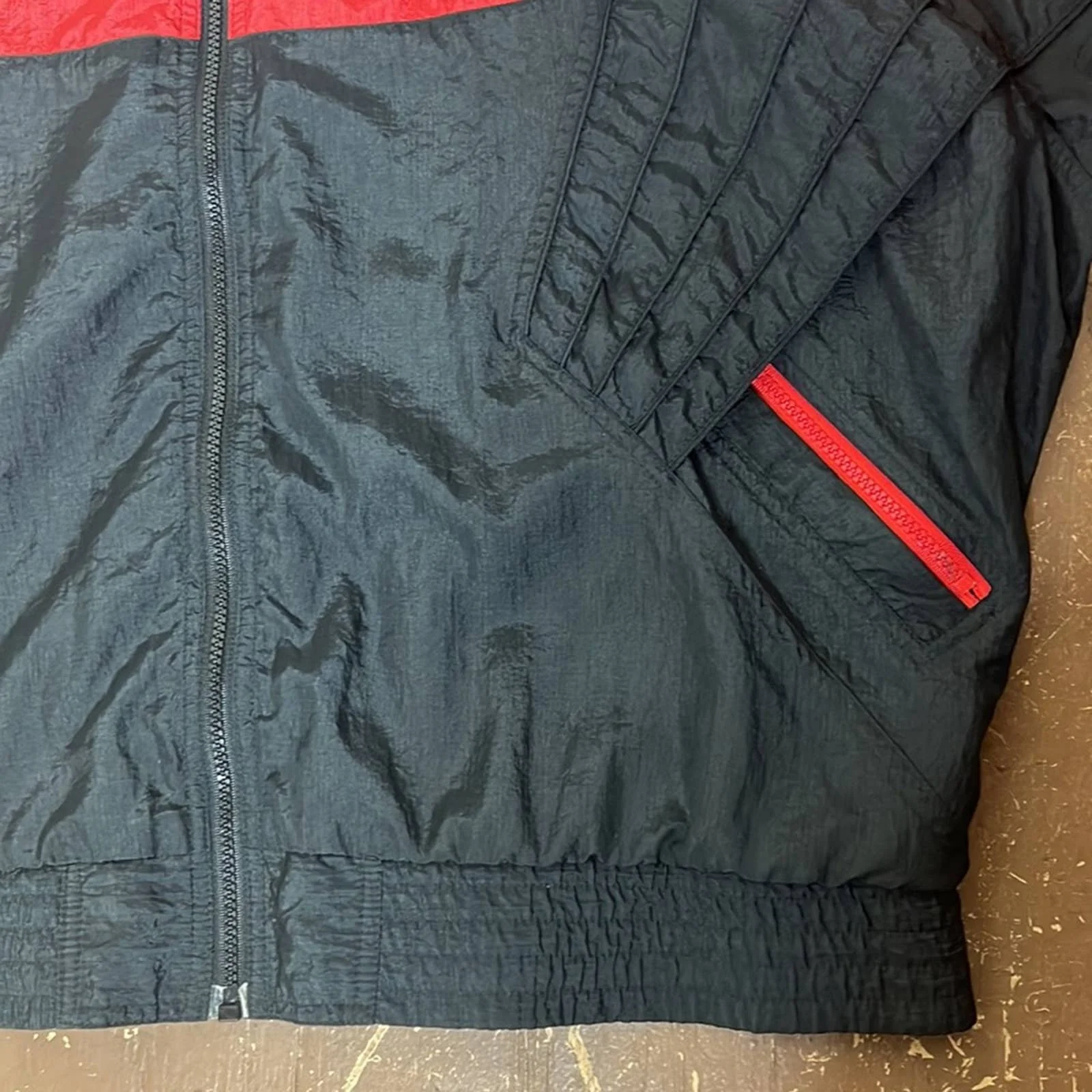 Vintage 90s Nike Air Jordan Flight Jacket Windbreaker by Nike - Image 4