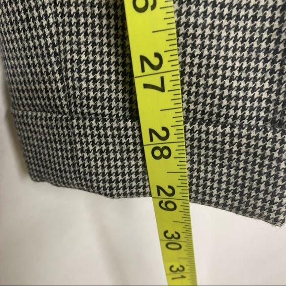 Vintage 90s Nordstrom Academia Houndstooth Wool Trouser Pants by Nordstrom - Image 13