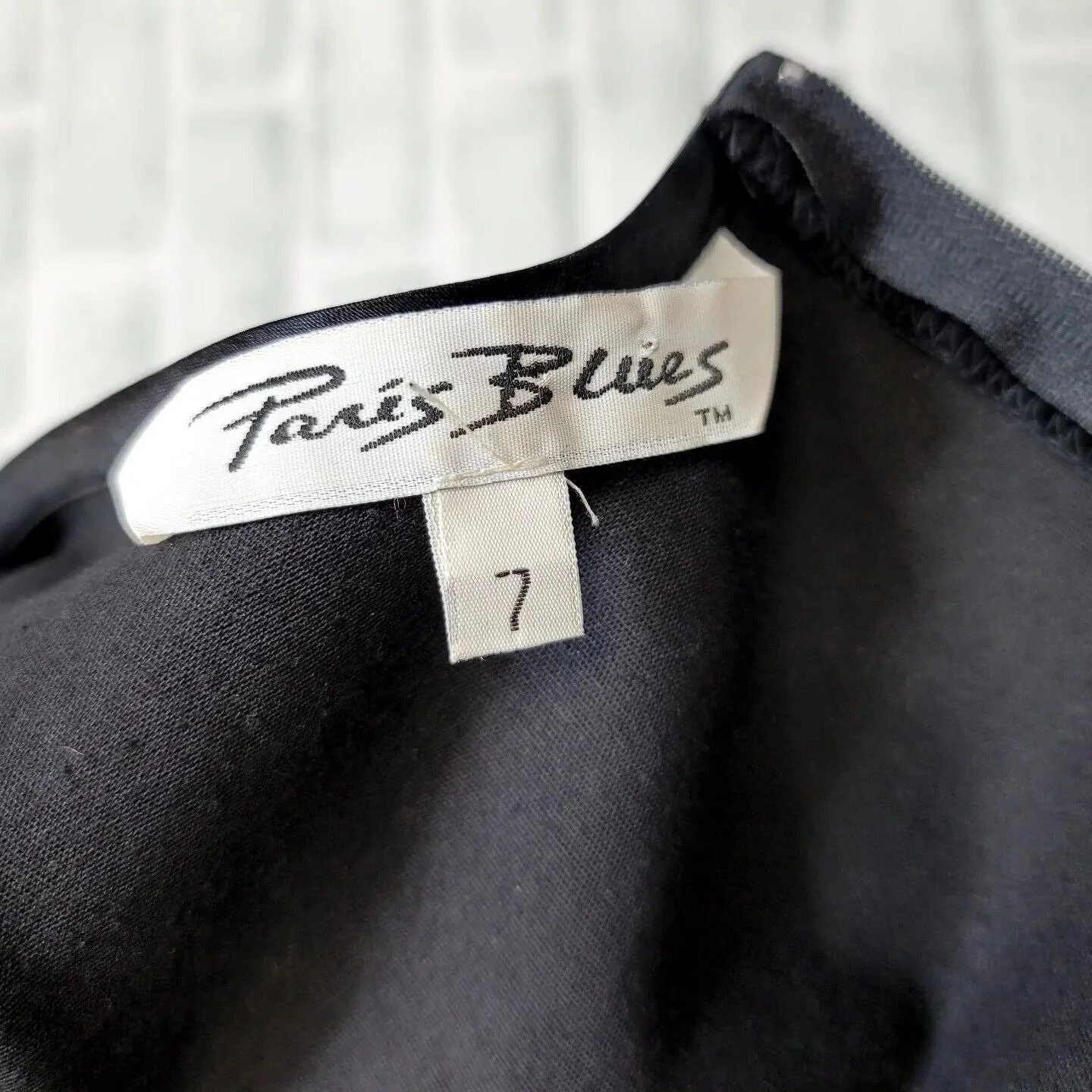 90s Black Velvet Babydoll Chiffon Floral Dress By Paris Blues - Image 8
