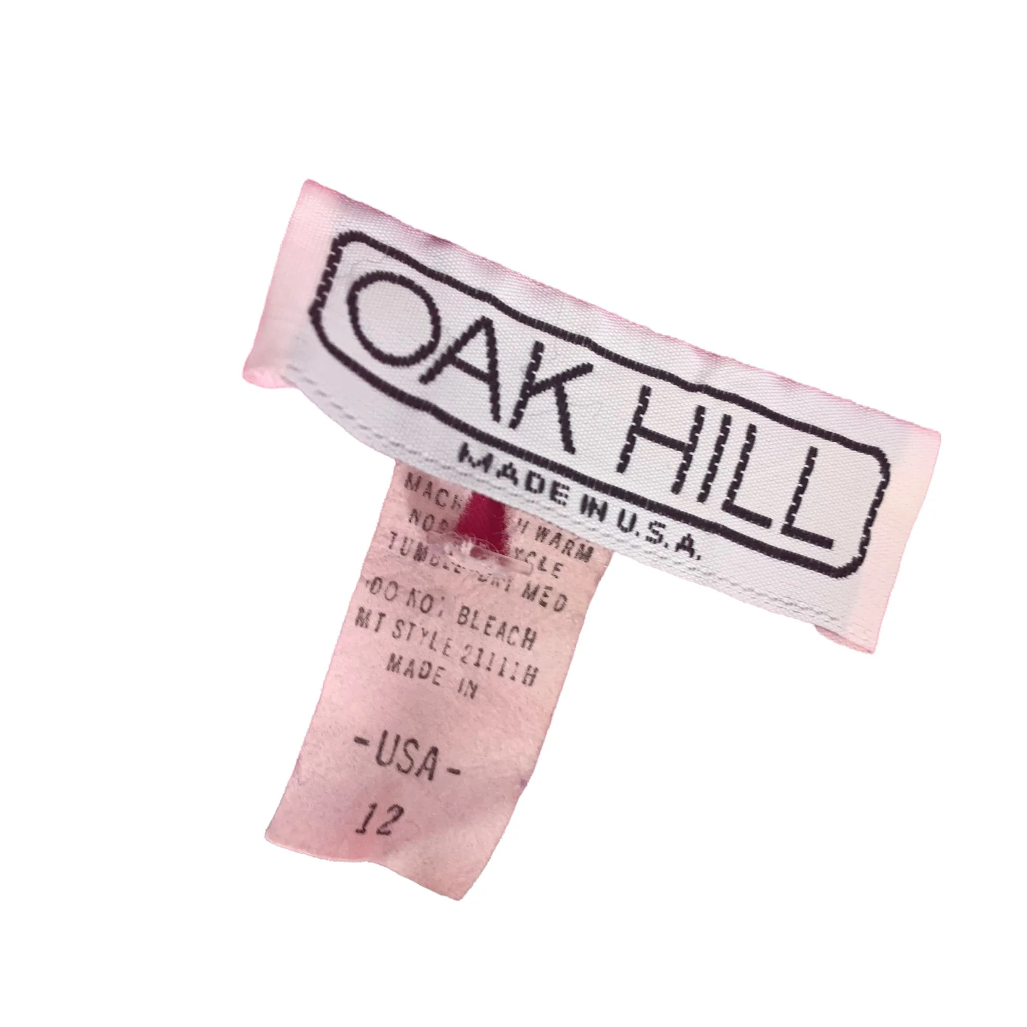 Vintage 90s Pink Baggy Long Sleeve Collared Top by Oak Hill - Image 3