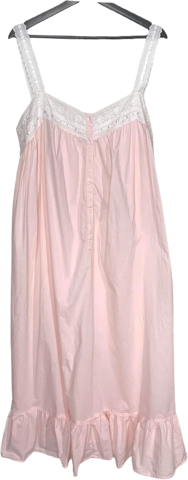 Vintage 90s Pink Sleeveless Full Length Nightgown Xl by victorias secret