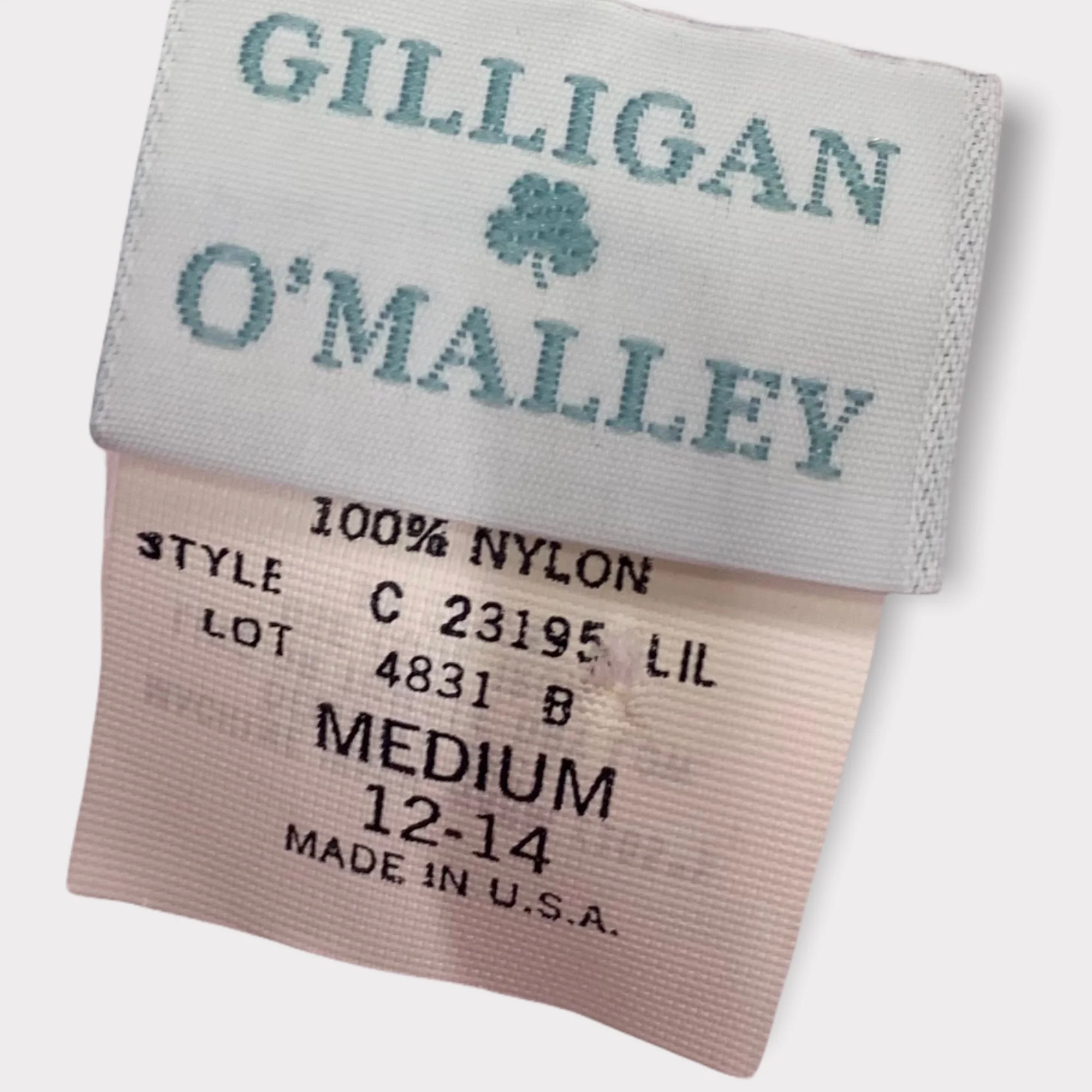 Vintage 90s Purple Nylon Pajamas Medium by Gilligan O Malley - Image 3