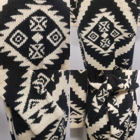 Vintage 90s Ralph Lauren Hand Knit Wool American Long by Ralph Lauren - Image 3