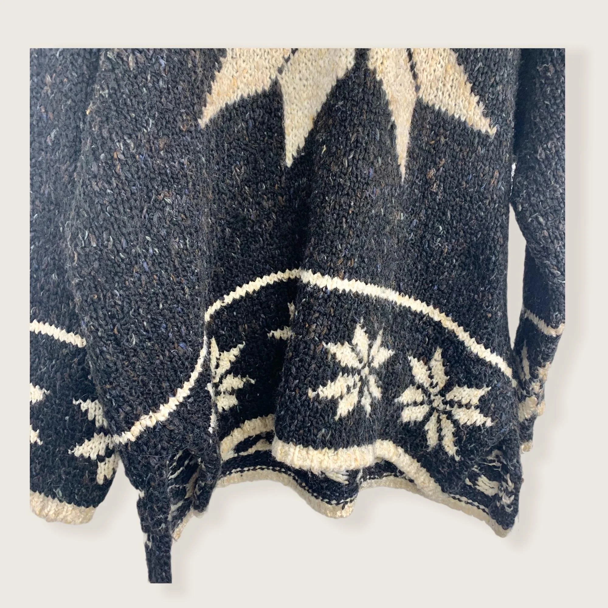 Vintage 90s Relais Chunky Knit Speckled Sweater Xl - Image 3