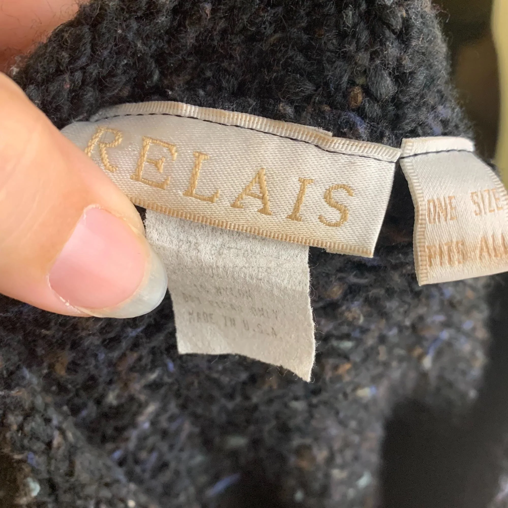 Vintage 90s Relais Chunky Knit Speckled Sweater Xl - Image 7