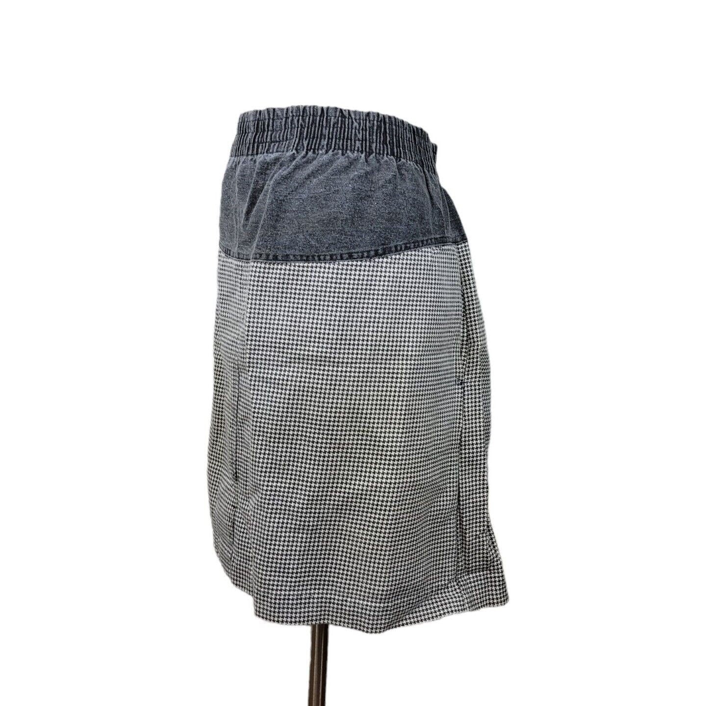 Vintage 90s Skirt Denim Jean Plus Size Mini Sexy Alt Pockets - Image 2