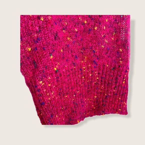 Vintage 90s Sleeveless Mohair Blend Speckled Top Large by Stefanos Basics - Image 4