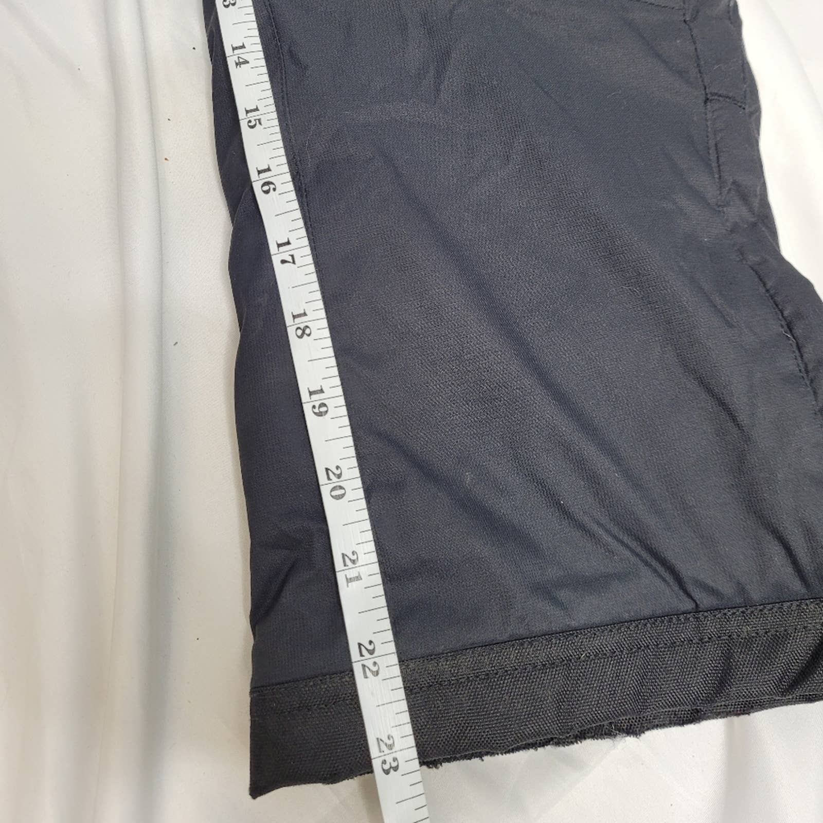 Vintage 90s Snow Pants Black Thinsulate Ski Zip Pockets Unisex 8 by LL Bean - Image 12