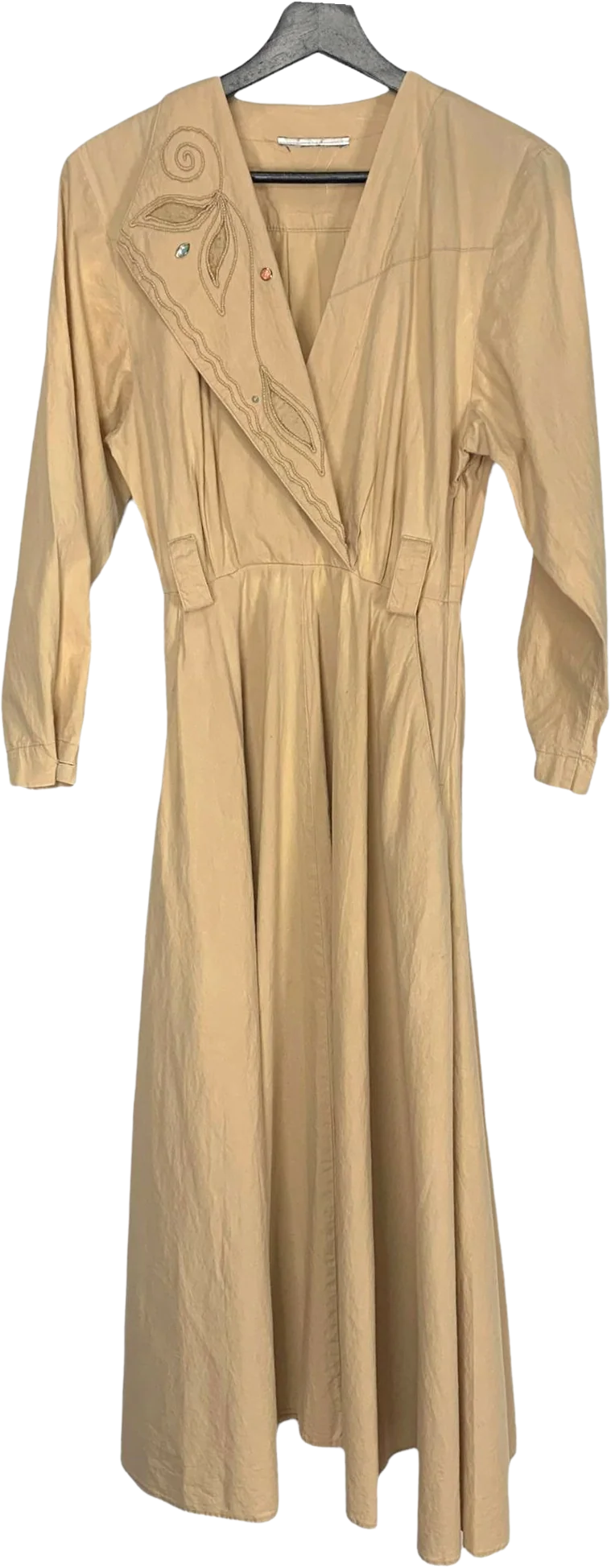 Vintage 90s Southwestern Long Sleeve Full Length Dress