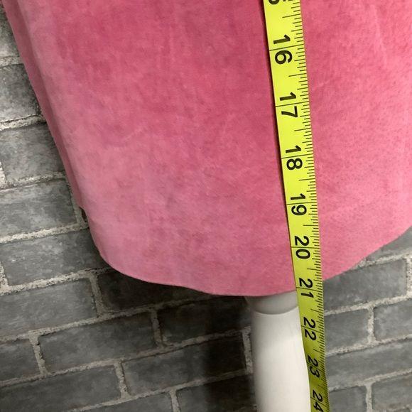 Vintage 90s Straight Suede Skirt Medium by Maggie Lawrence - Image 6