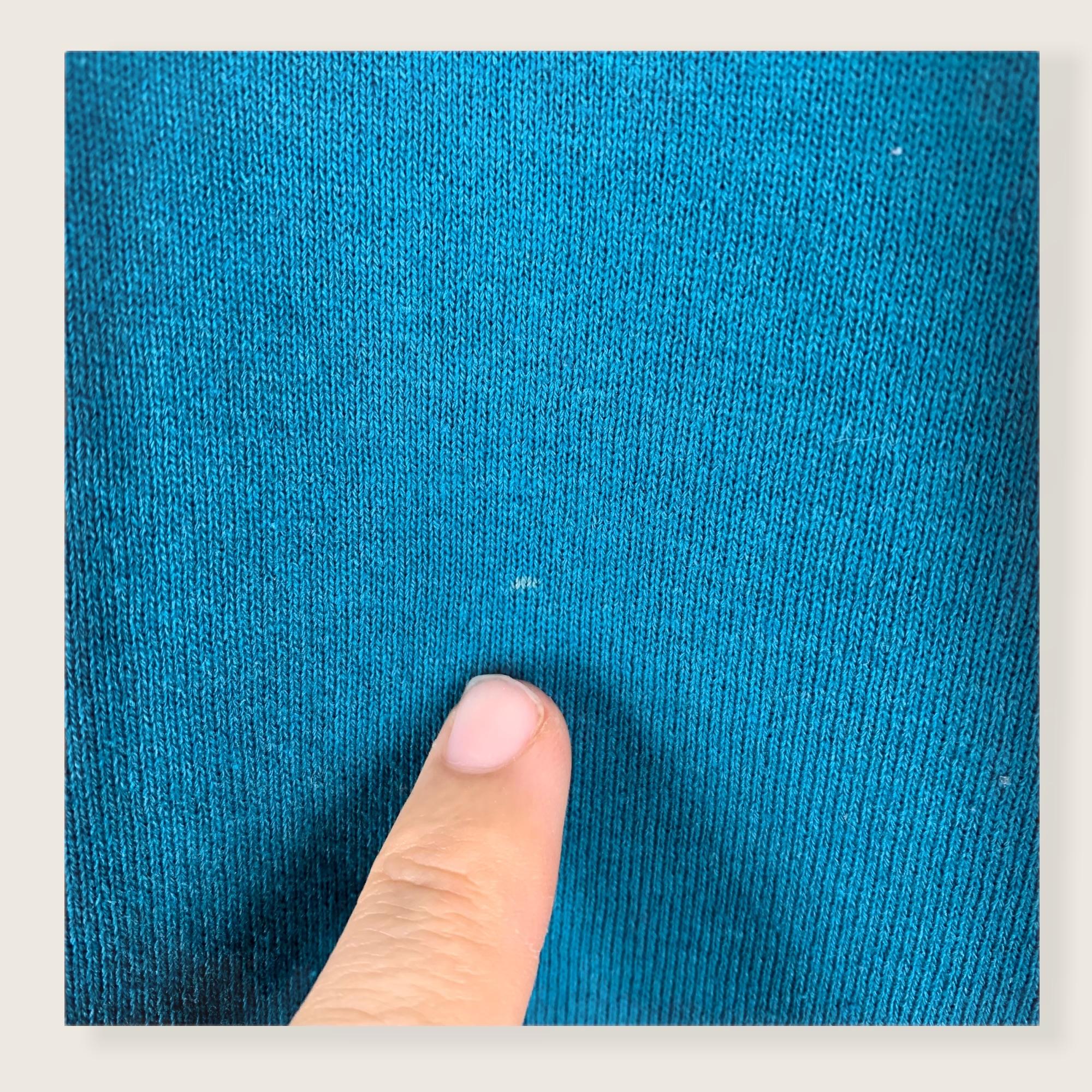 Vintage 90s Teal Sweatshirt Medium by Fruit of The Loom - Image 8