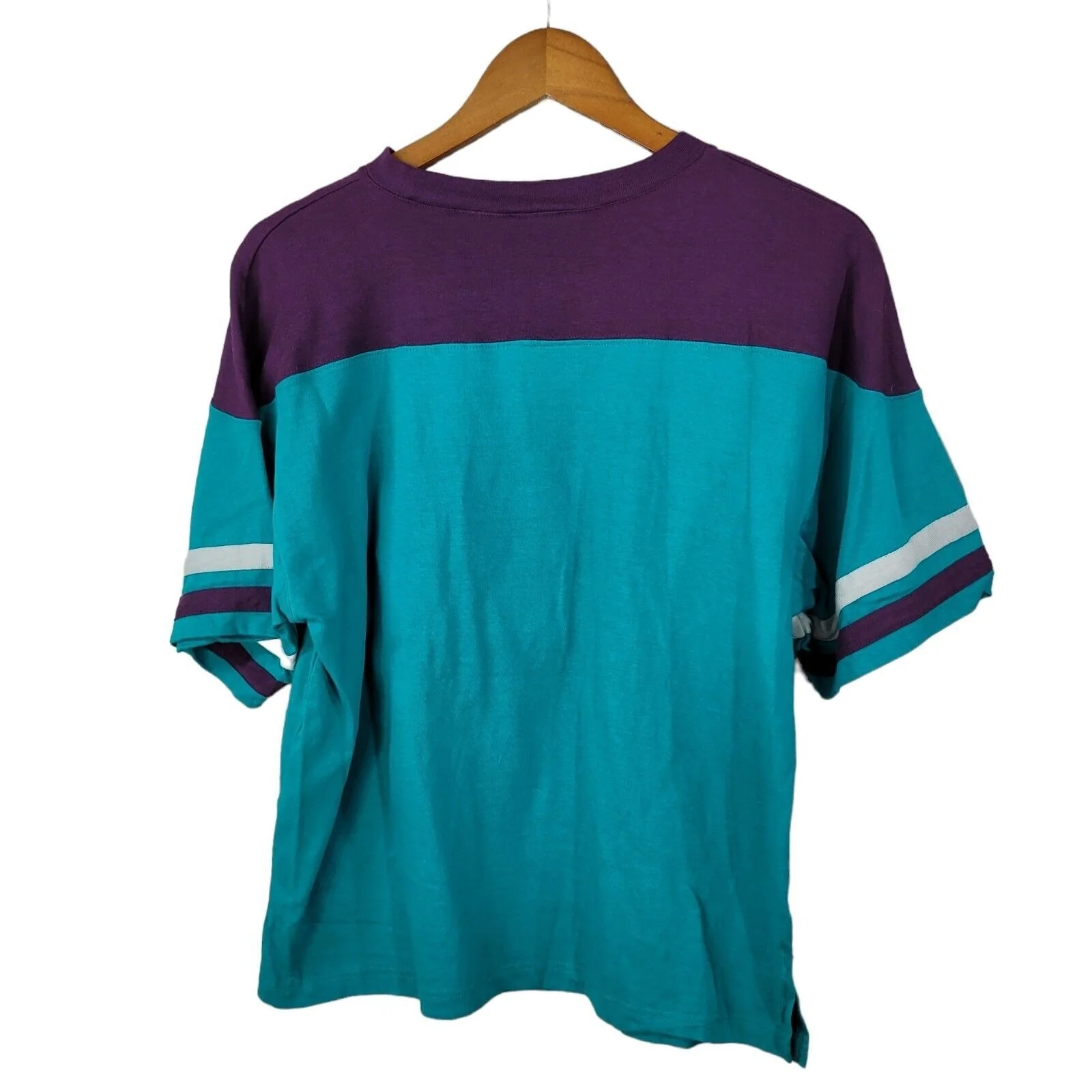 Vintage 90s The Mighty Ducks Youth Large/xl Hockey Jersey Shirt Short Set Teal by Professional Sports Club - Image 2