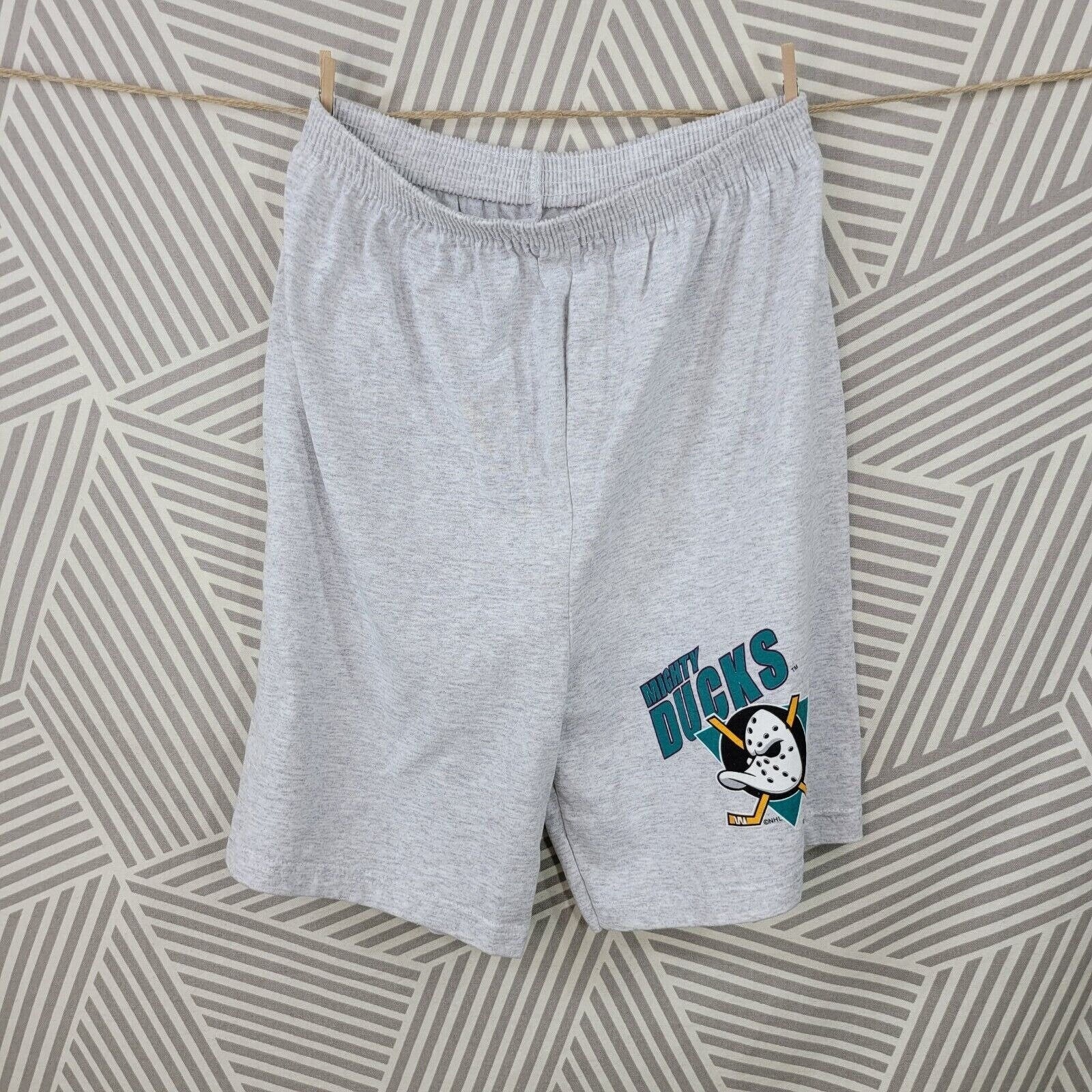 Vintage 90s The Mighty Ducks Youth Large/xl Hockey Jersey Shirt Short Set Teal by Professional Sports Club - Image 3