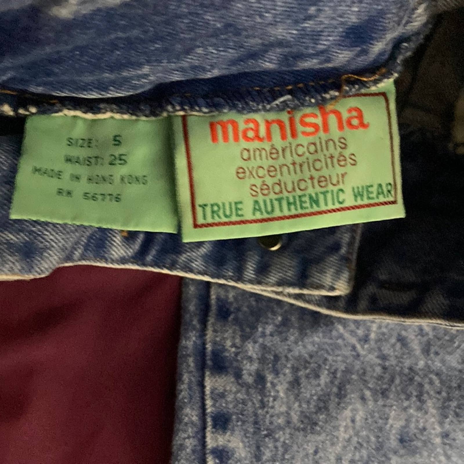 Vintage 90s Ultra High Rise Mom Jeans Floral by Manisha - Image 5
