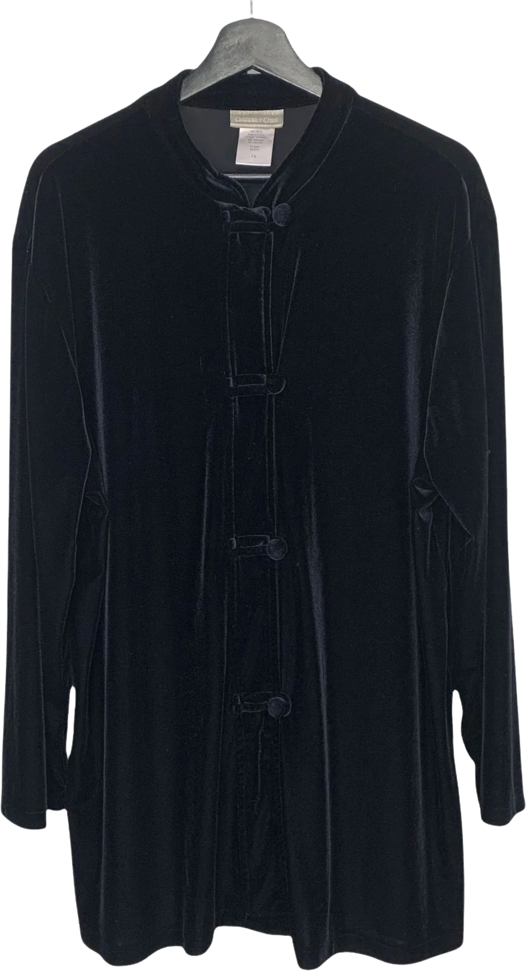 Vintage 90s Velvet Knot Loop Top 1x by Coldwater Creek