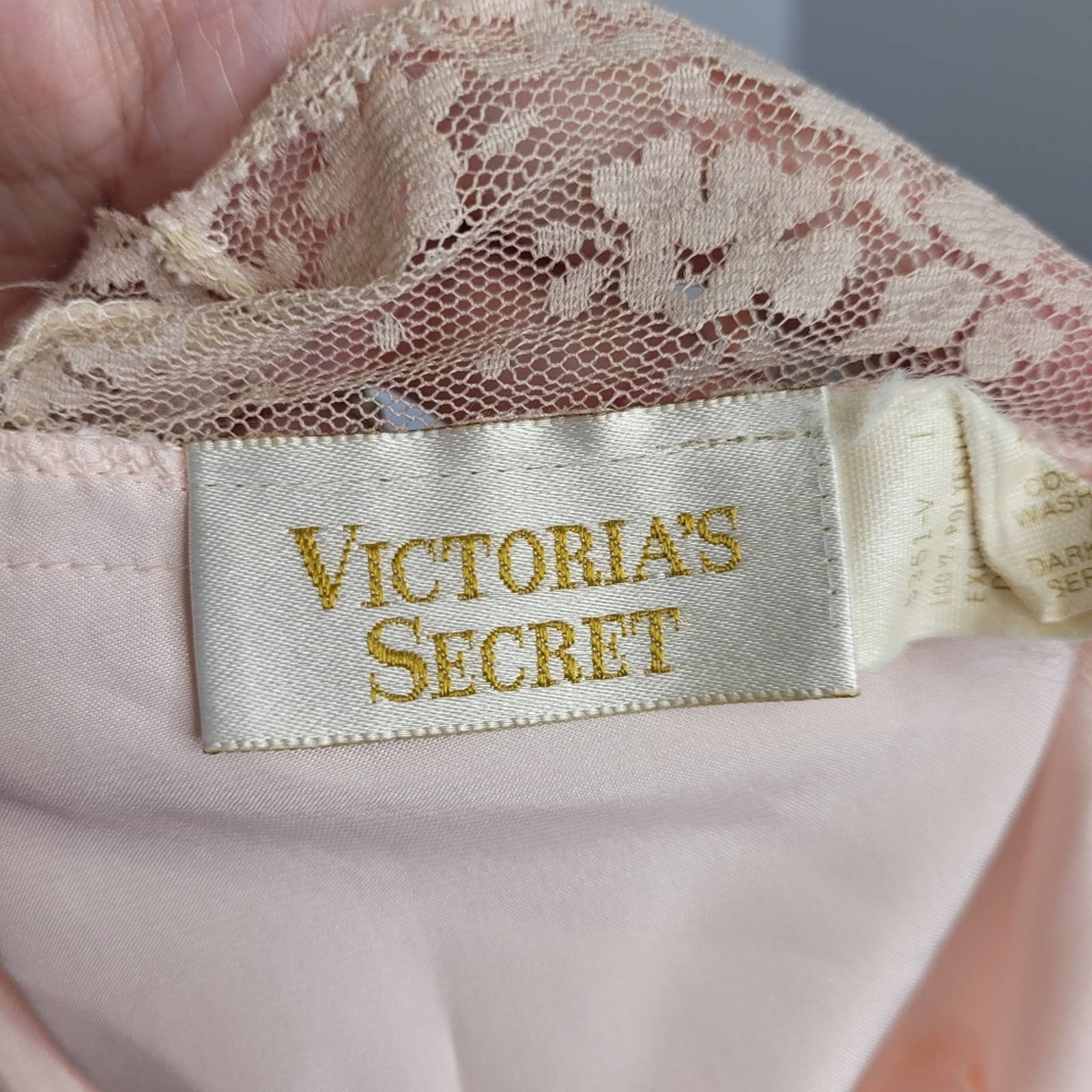 Vintage 90s Victoria's Secret Teddy Pink Lace Lingerie Bodysuit High Cut M by Victoria's Secret - Image 5