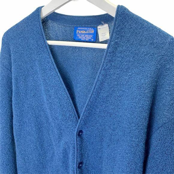 Vintage 90s Virgin Wool Button Up Cardigan Medium by Pendleton - Image 2