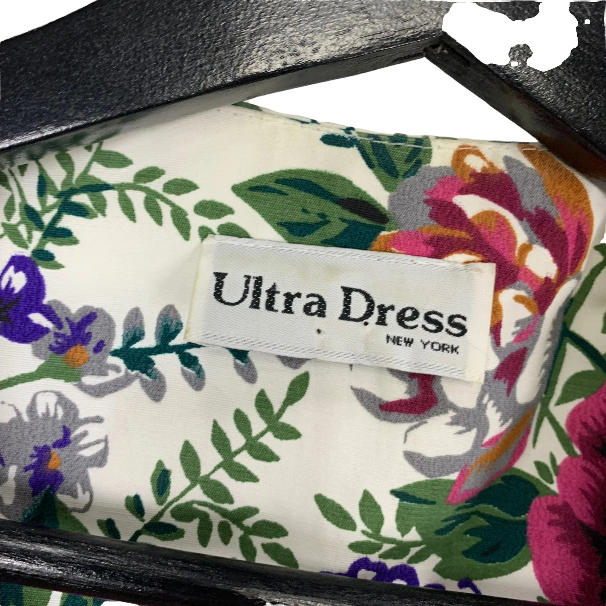 Vintage 90s White Floral Blazer Built In Top by Ultra Dress - Image 5