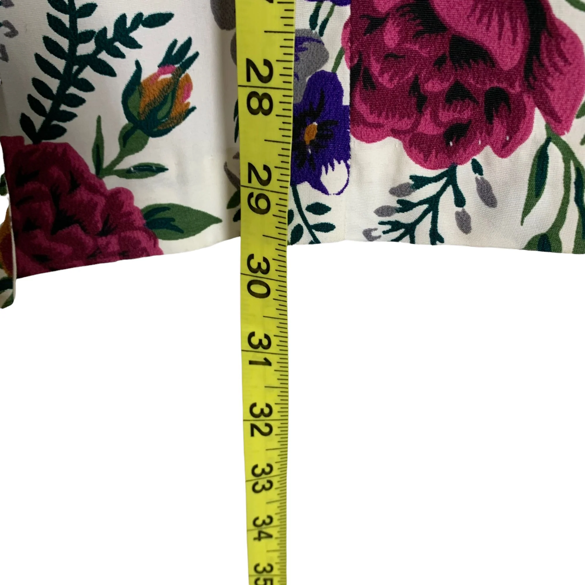 Vintage 90s White Floral Blazer Built In Top by Ultra Dress - Image 9