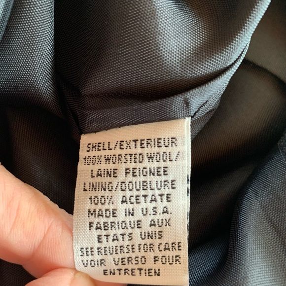 Vintage 90s Wool Wrap Skirt Side Button Trouser Style Column by Talbots - Image 12
