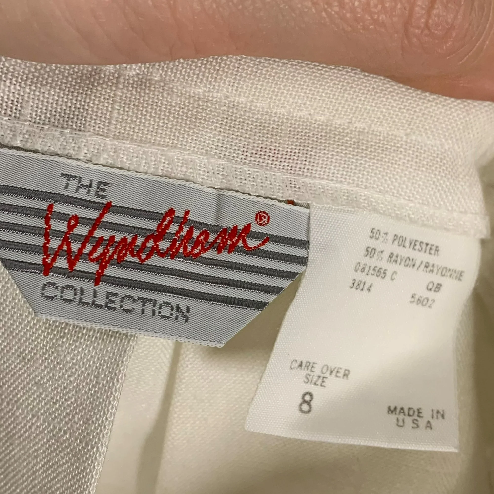 Vintage 90s Wyndham Box Pleat Skirt A-Line Skirt Small - Image 3