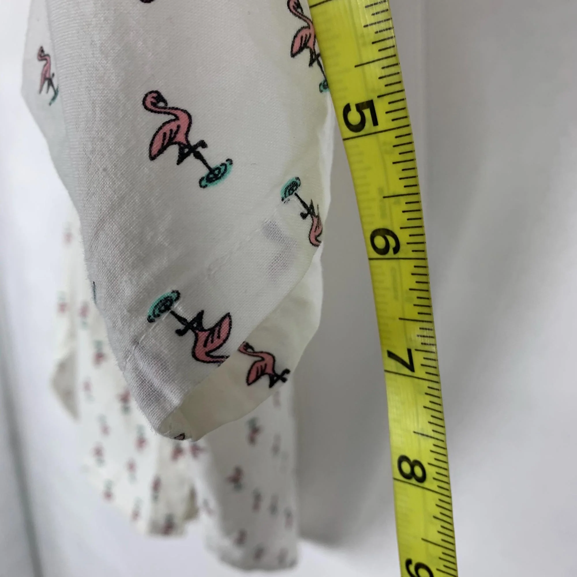Vintage 90s Youth Swat Flamingo Button Up Shirt by Swat - Image 11