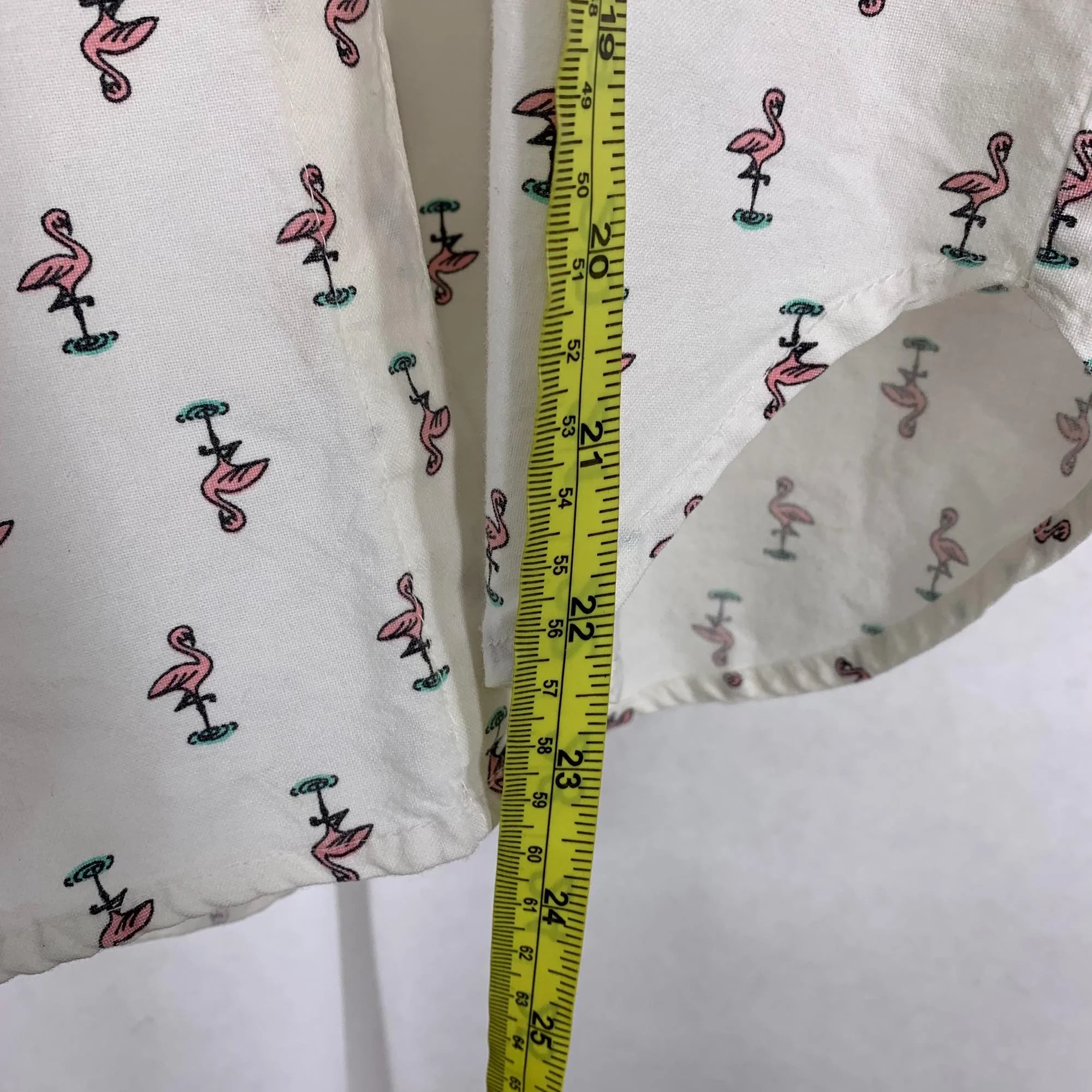 Vintage 90s Youth Swat Flamingo Button Up Shirt by Swat - Image 12