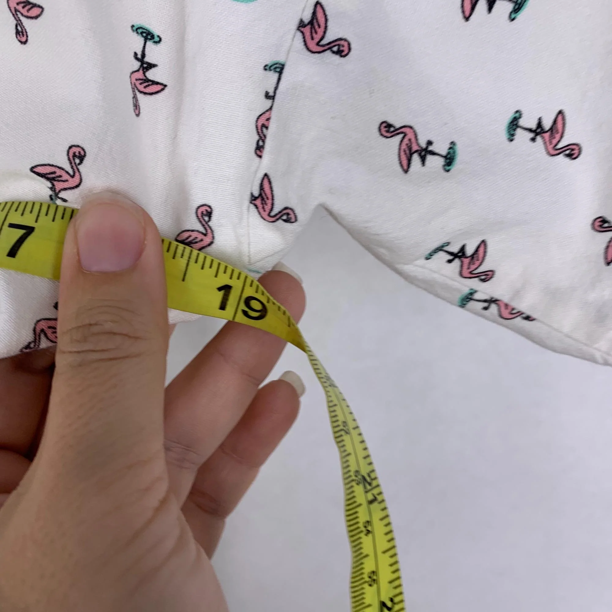 Vintage 90s Youth Swat Flamingo Button Up Shirt by Swat - Image 13