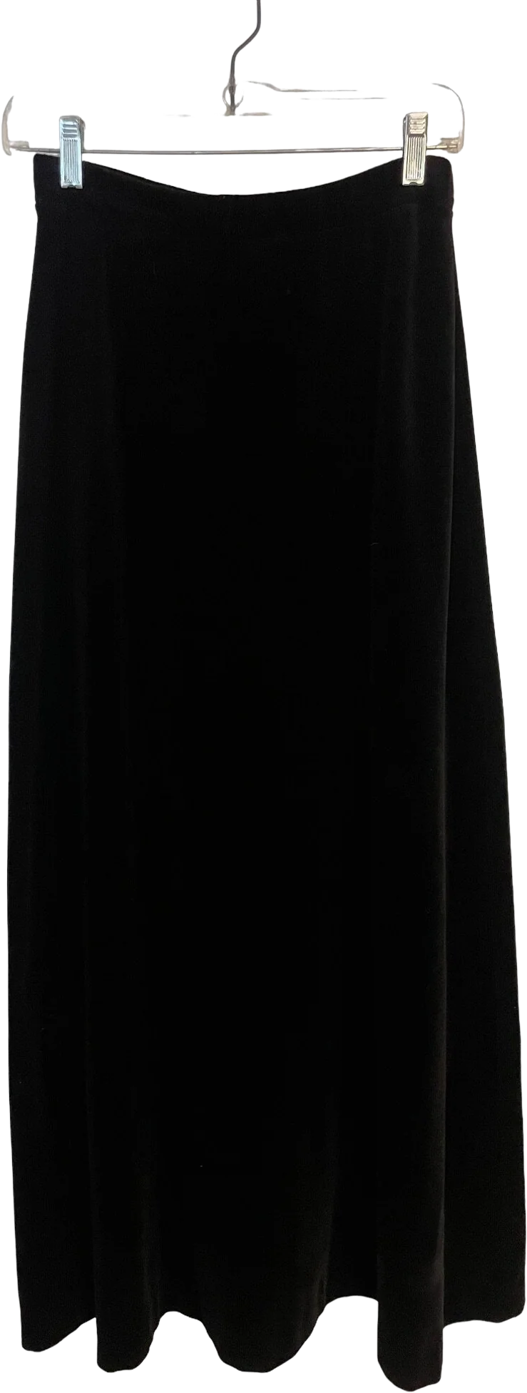 Vintage Act Iii Black Velvet Maxi Skirt by Act Iii