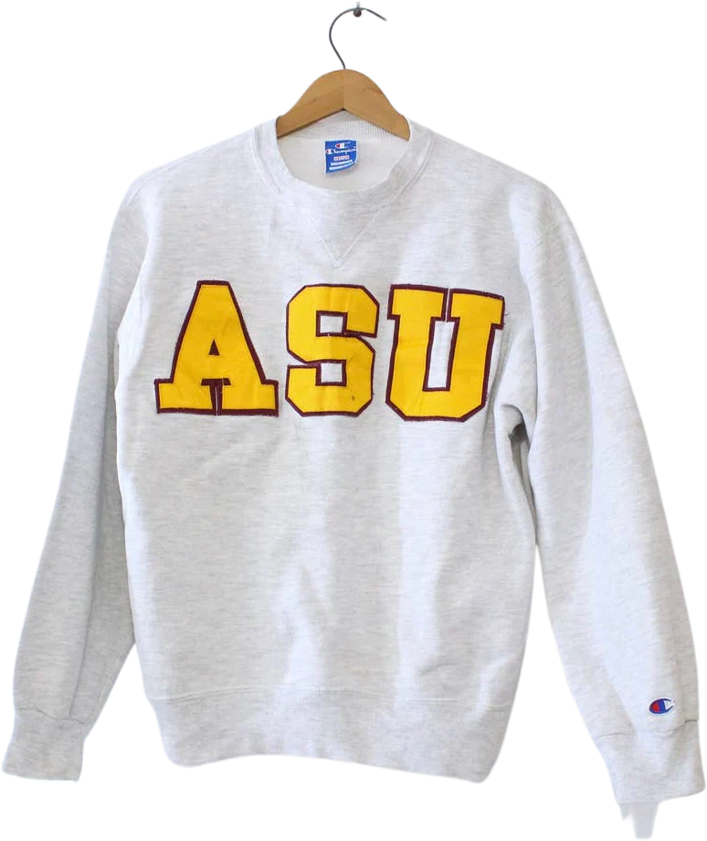 Vintage Arizona State University Sun Devils Sweatshirt Medium by Champion