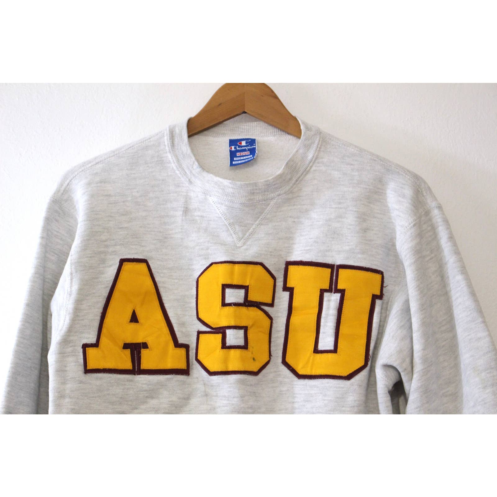 Vintage Arizona State University Sun Devils Sweatshirt Medium by Champion - Image 3