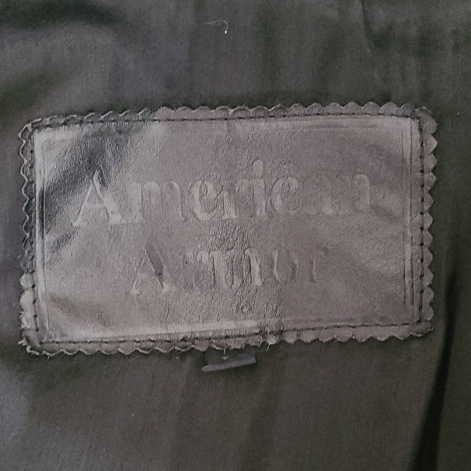 Vintage Black Full-Zip Leather Jacket - Large by American Armor - Image 13