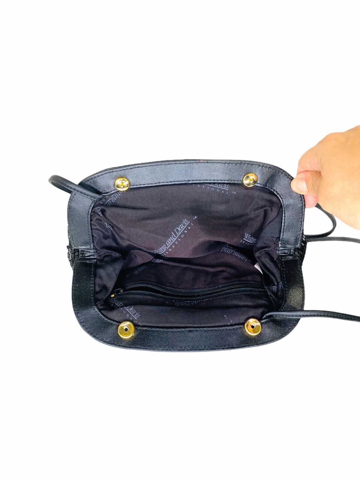 Vintage Black Mesh Evening Bag Purse Usa (pristine Condition) by Whitting & Davis - Image 6