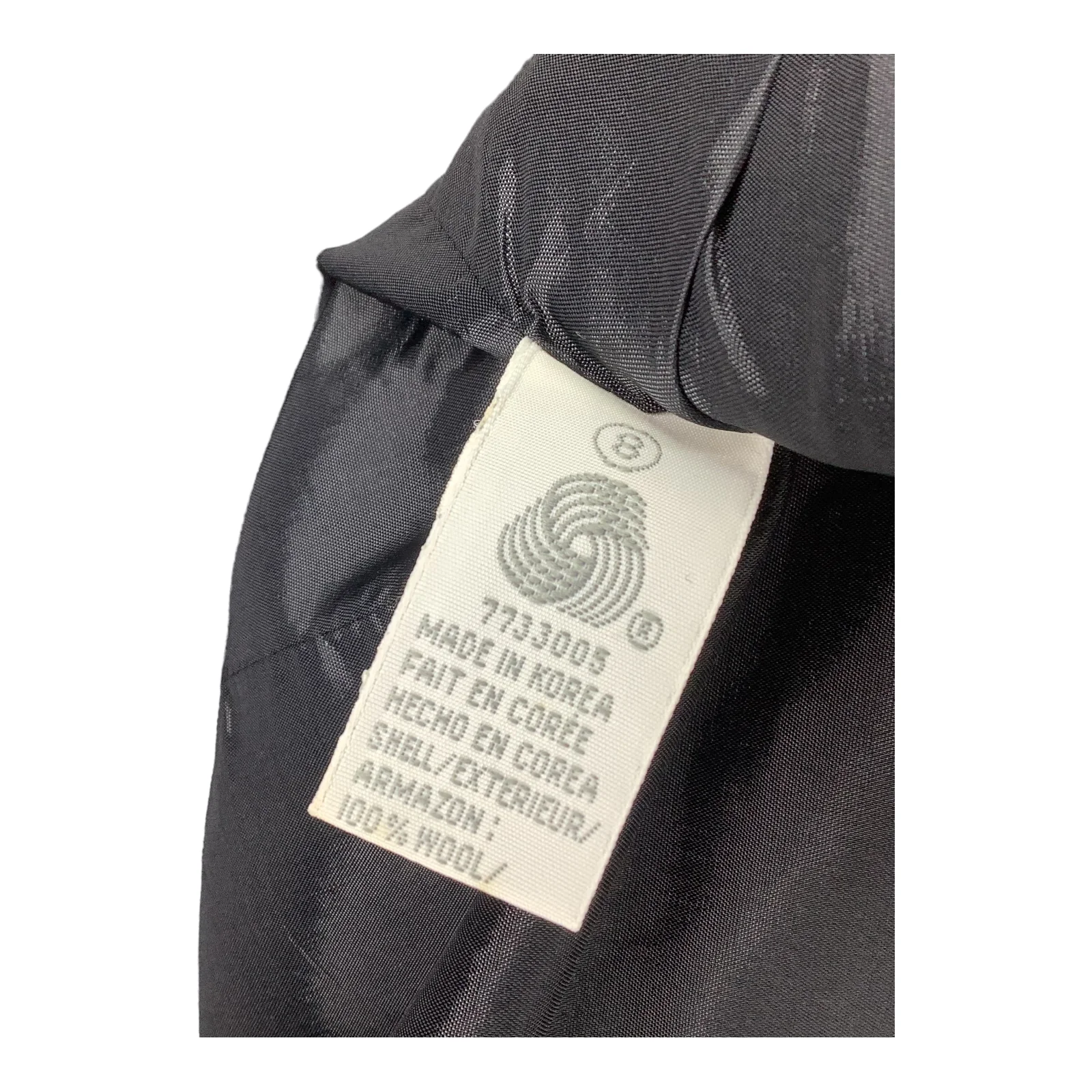 Vintage Blazer Longline 8 Black Gold Crest Buttons Wool 80s 90s by Liz Claiborne - Image 12