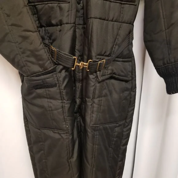 Vintage Blizzard Pruf Insulated Ski Snowsuit Coveralls Faux Fur Collar by Walls - Image 6
