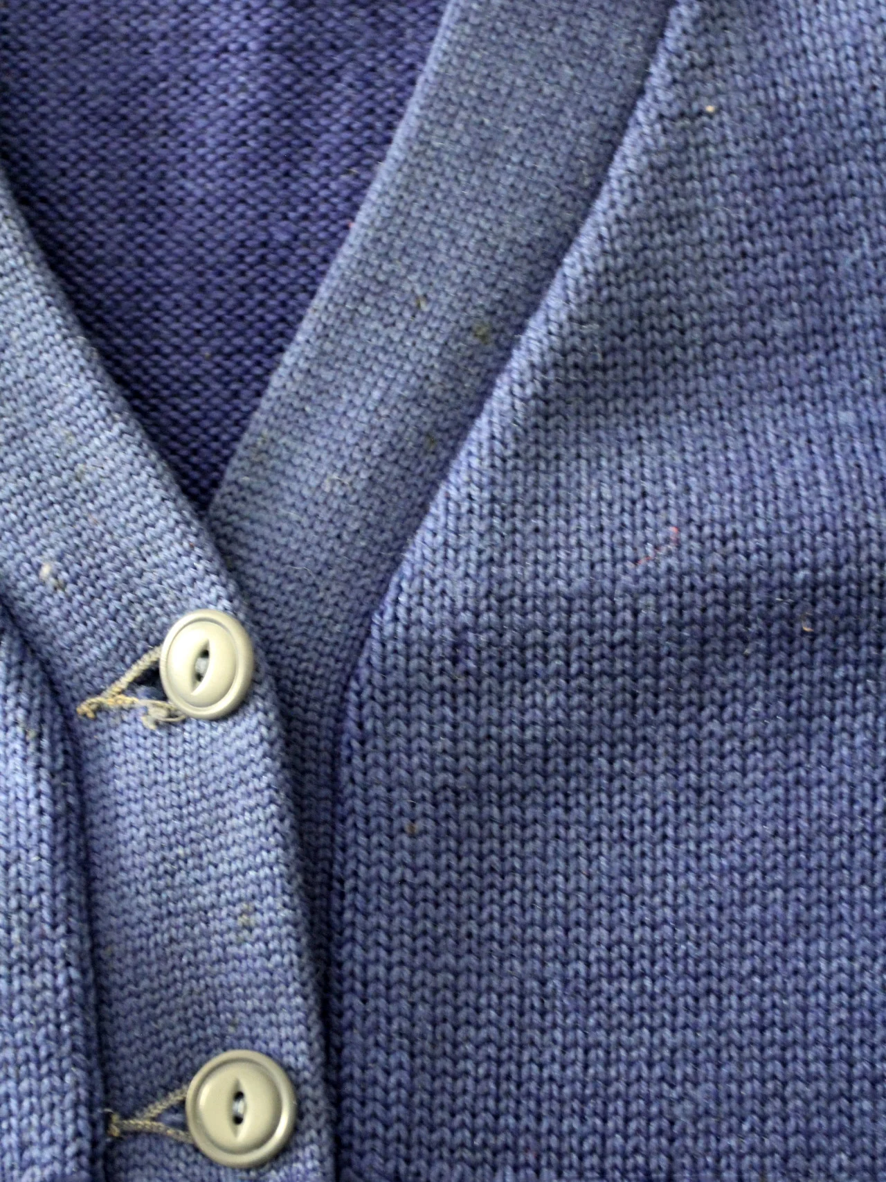 Vintage Blue Cardigan Sweater - Image 5