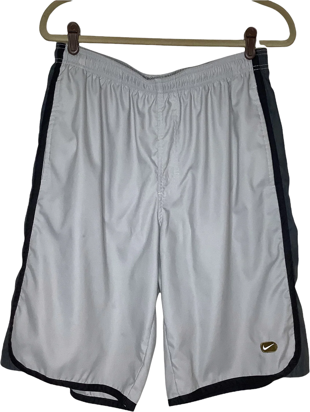 Vintage Boardshorts 00s Large Mesh Lined Swim Trunks Embroidered Swoosh L by Nike