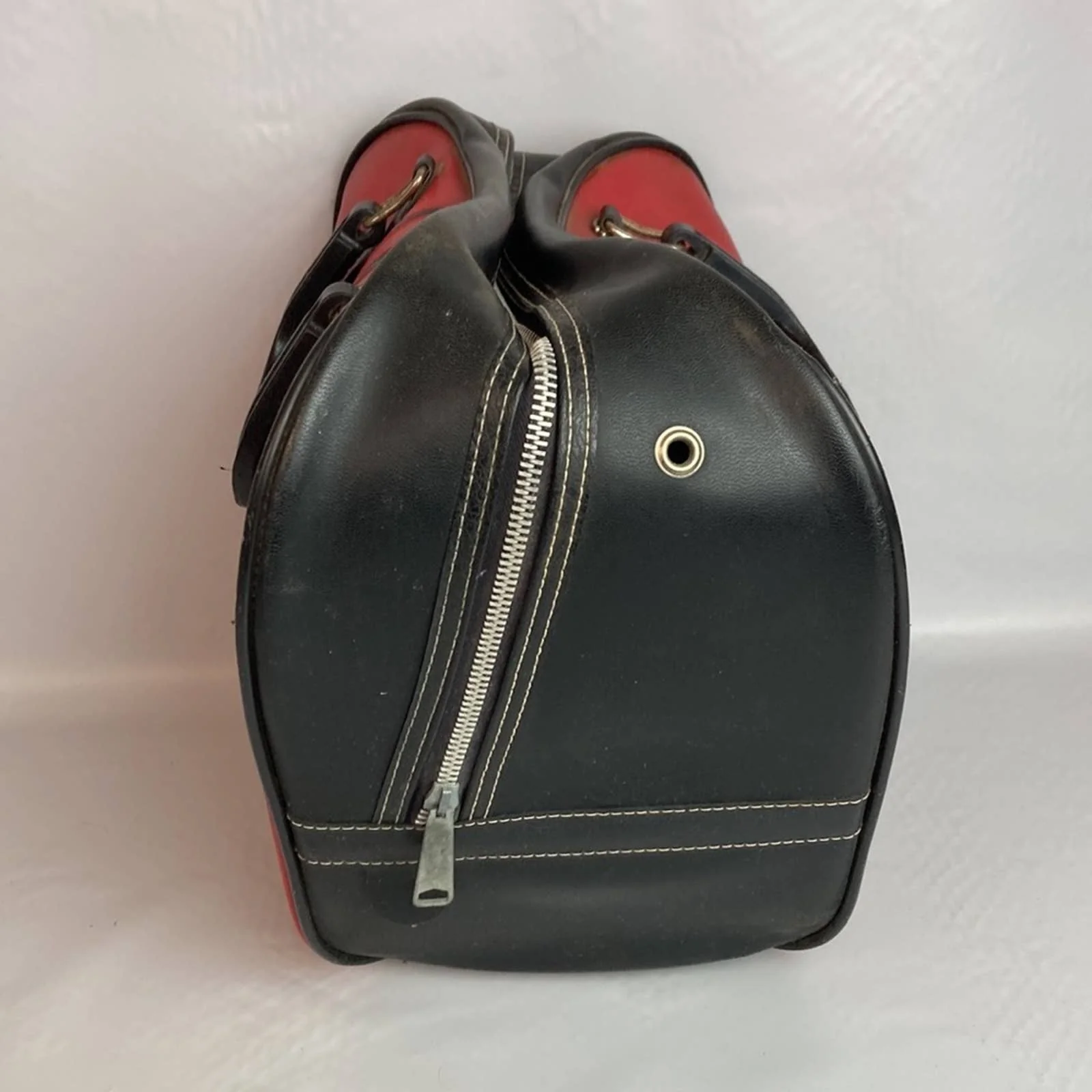 Vintage Bowling Bag Purse Handbag Weekender Travel Bag Carry On by Stebco - Image 3