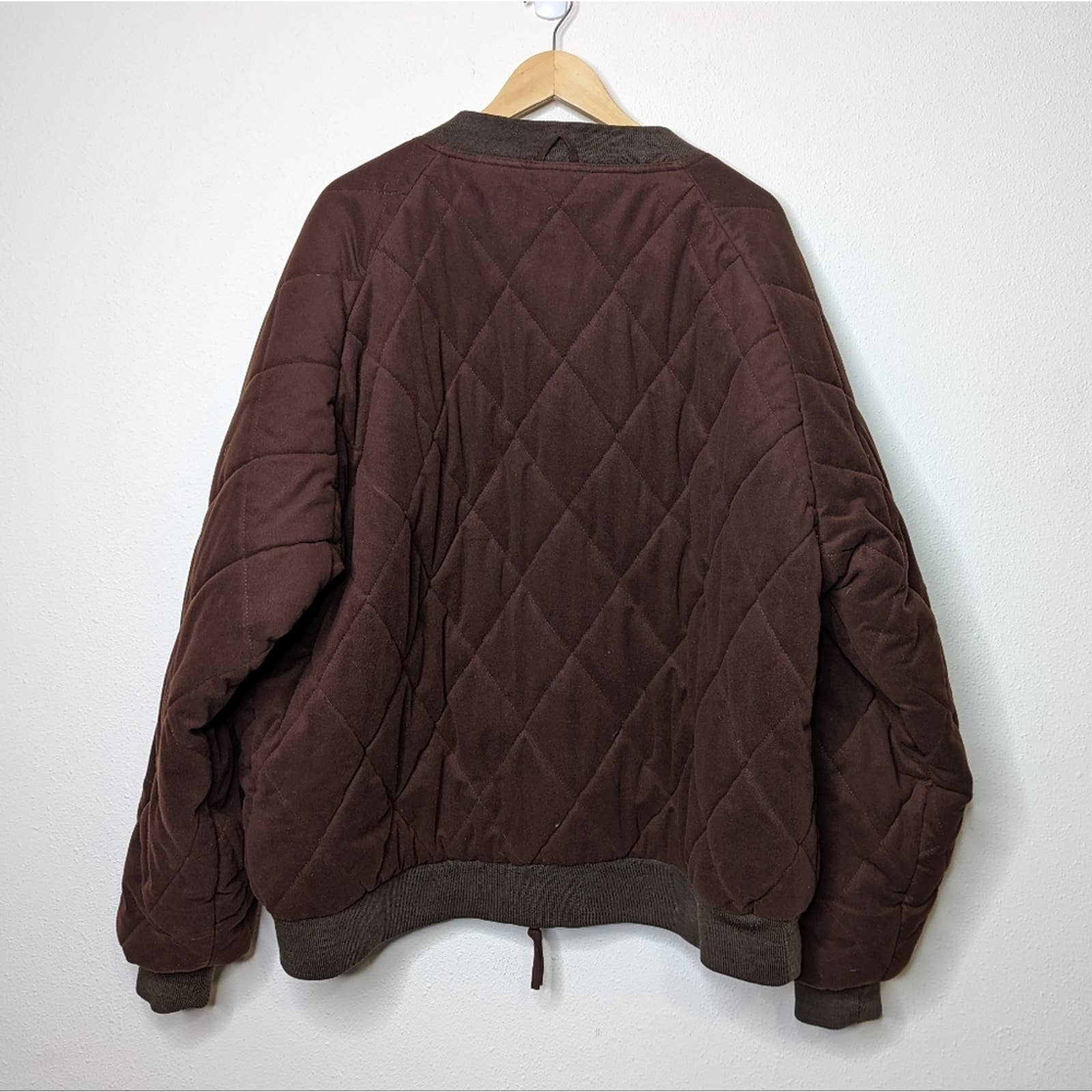 Vintage Brown Reversible Quilted Hunting Bomber Jacket Xxl by Gamehide - Image 2
