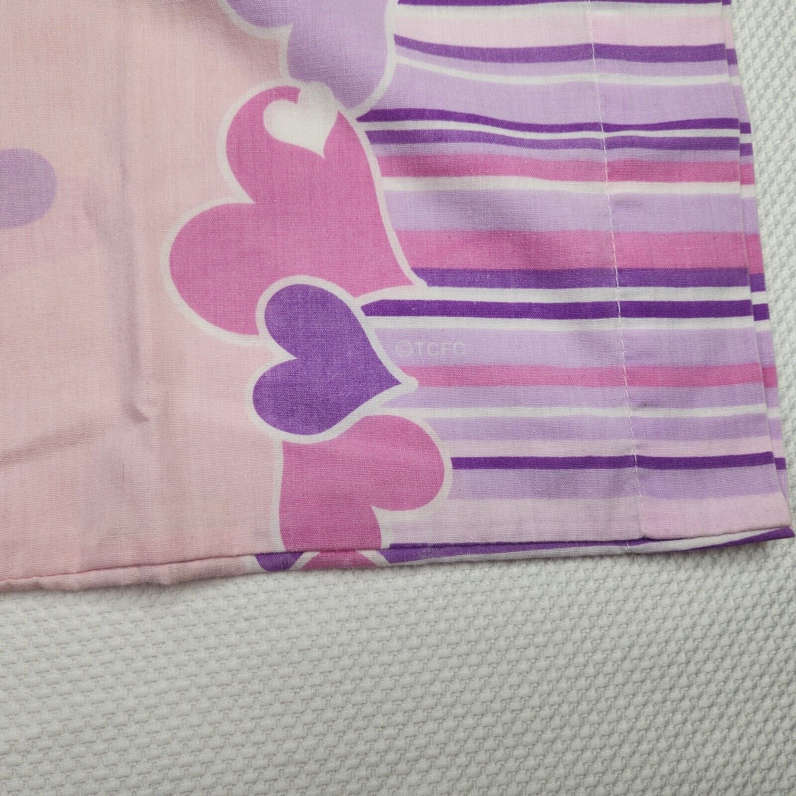 Vintage Care Bears Pillowcase Share a Smile Love a Lot Share Bear Pink Purple by Care Bears - Image 2