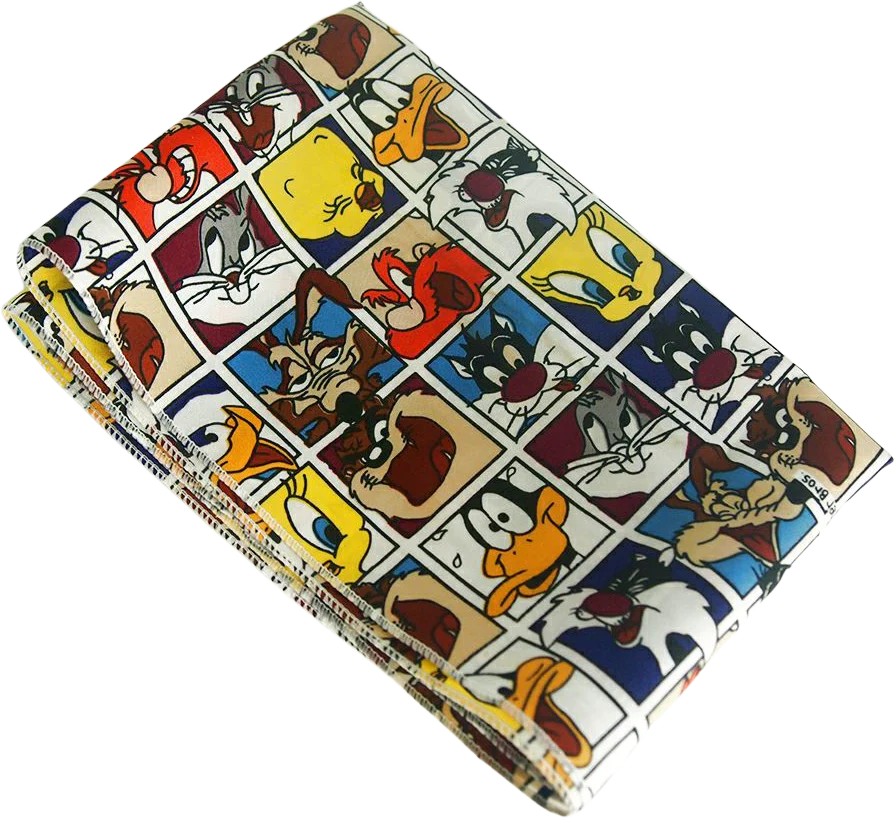 Vintage Cartoon Grid Scarf by Looney Tunes