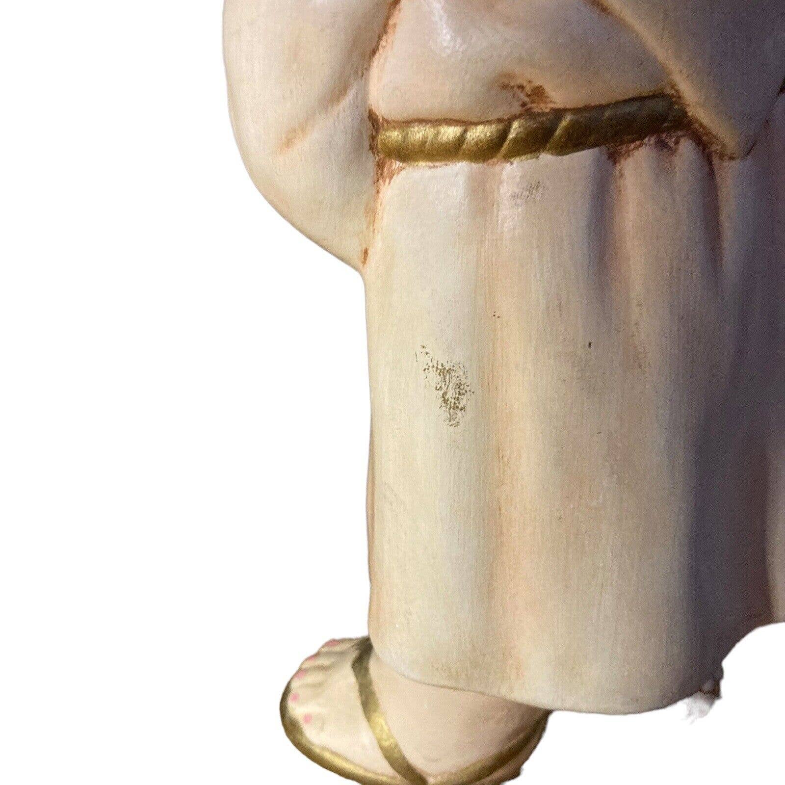 Vintage Ceramic Mary On Donkey Joseph Figurine Nativity 1979 by Scioto - Image 5