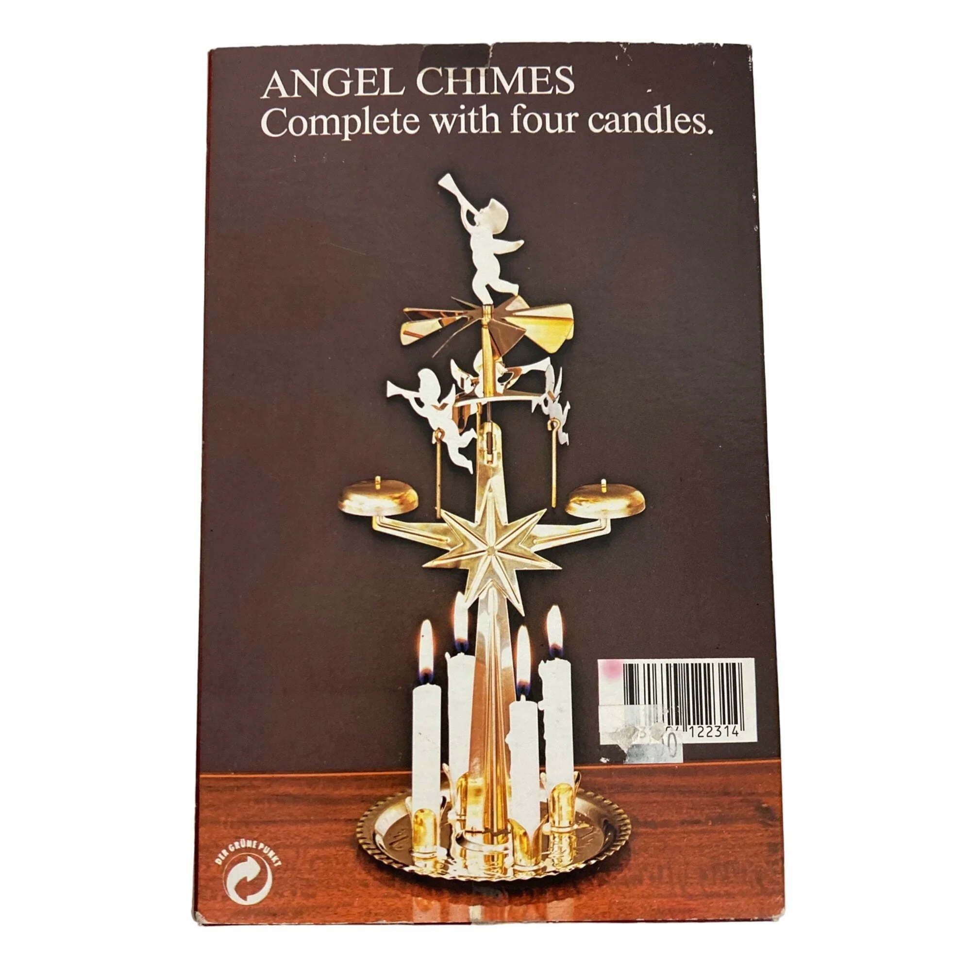 Vintage Christmas Swedish Angel Chimes Box 24 Candles Sweden - Image 8
