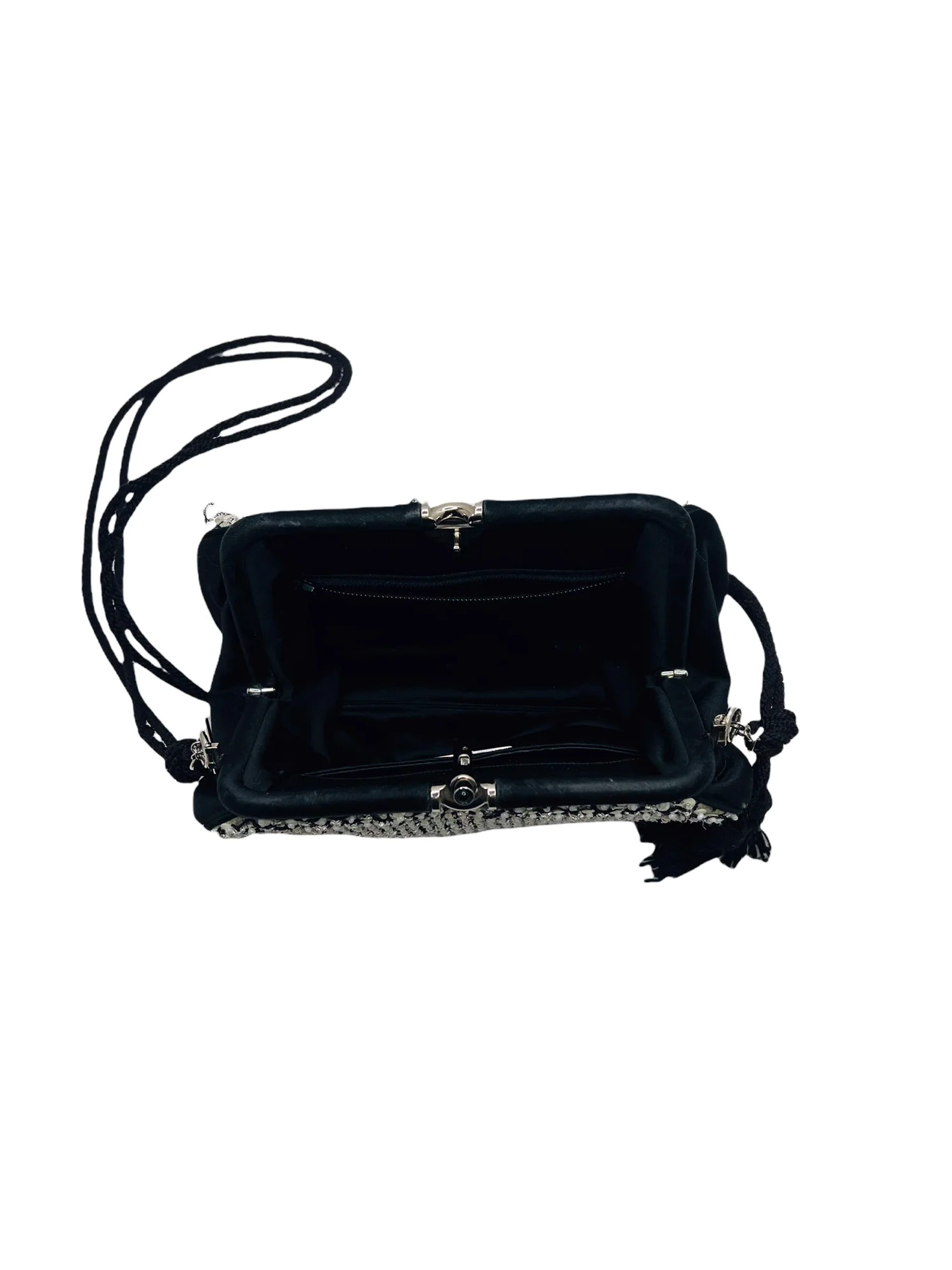Vintage Clutch with Anthracite Multi-Faceted Crystals by Judith Leiber - Image 10
